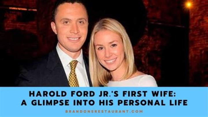 Harold Ford Jr's First Wife: Unveiling the Life and Legacy