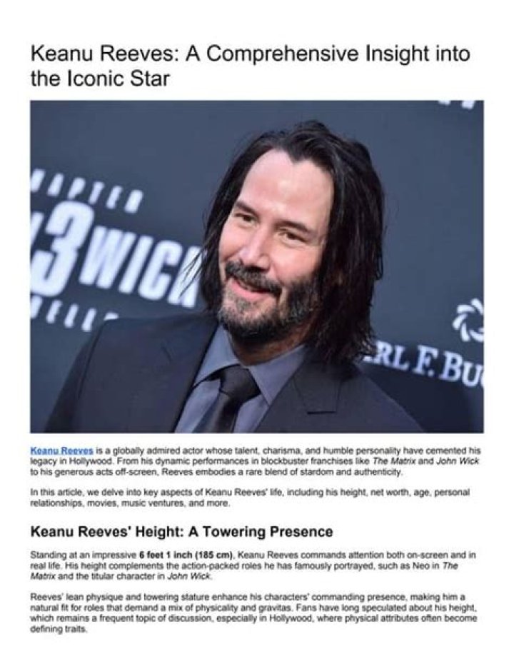 Keanu Reeves Diagnosis: A Comprehensive Look at the Health Challenges of the Iconic Actor
