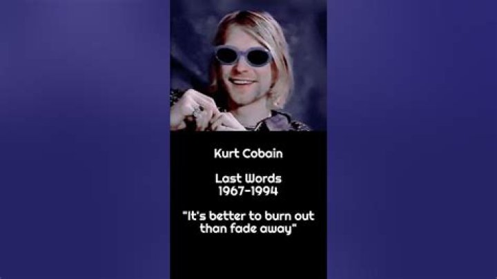 Kurt Cobain Last Words: Unveiling the Legacy and Final Message