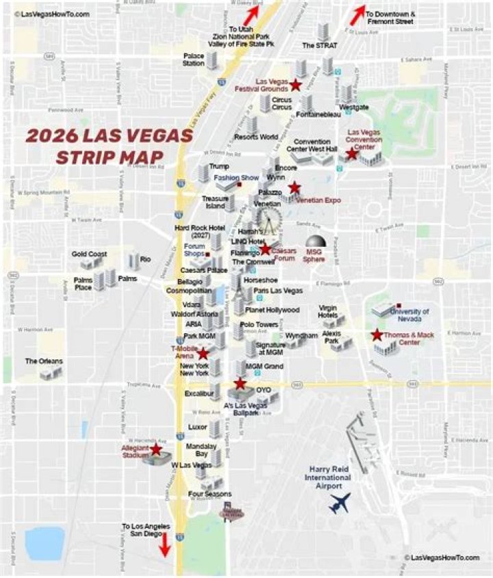 Las Vegas Strip Map Aria: Your Ultimate Guide to Exploring the City's Iconic Strip