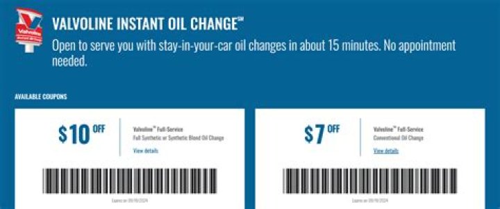 Maximize Your Savings with 10 Minute Oil Change Coupon $25
