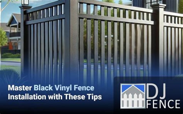 Modern Black Vinyl Fence: A Timeless Addition to Your Home