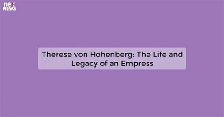 Rose Chlo&eacute; Ingredia L&eacute;onie von Hohenberg: The Life, Legacy, and Impact