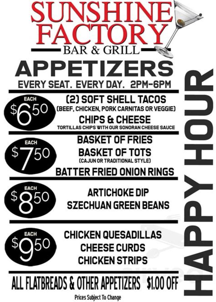 Sunshine Factory Menu Plymouth MN: A Comprehensive Guide to Your Favorite Local Spot