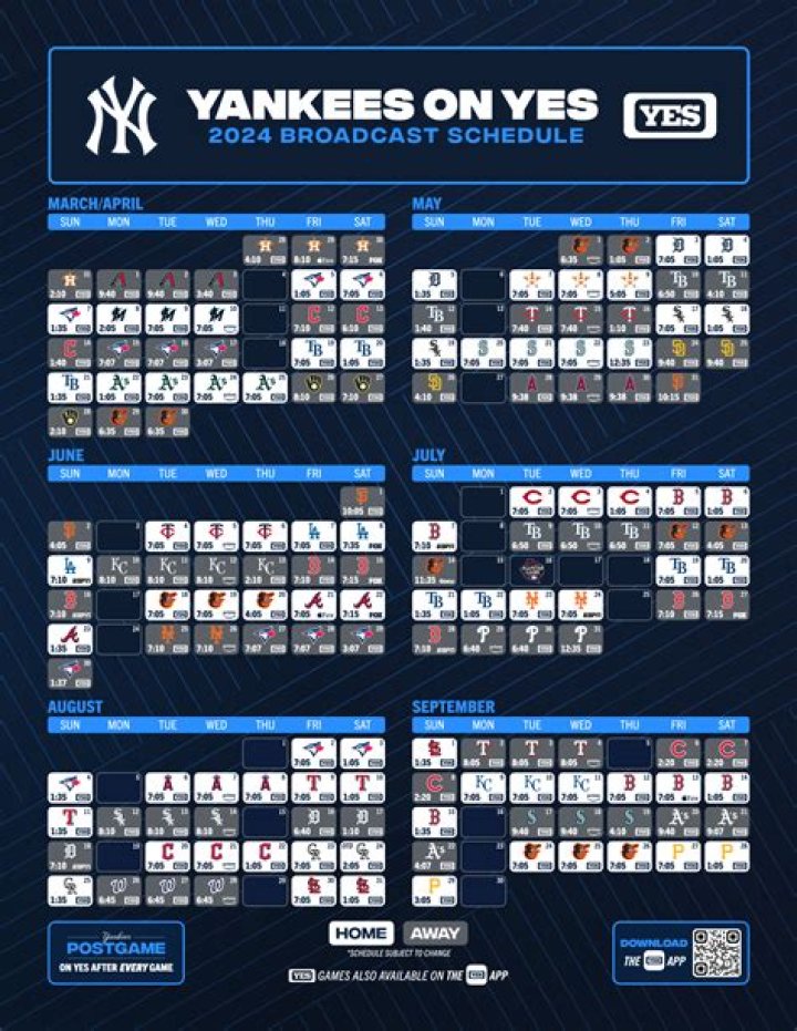 Yankee Stadium Schedule 2024: A Comprehensive Guide for Baseball Enthusiasts