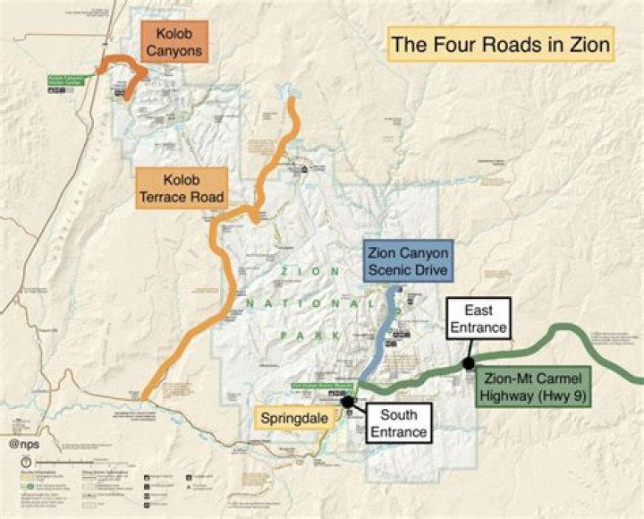 Zion Park Map: Your Ultimate Guide to Exploring the Natural Wonders